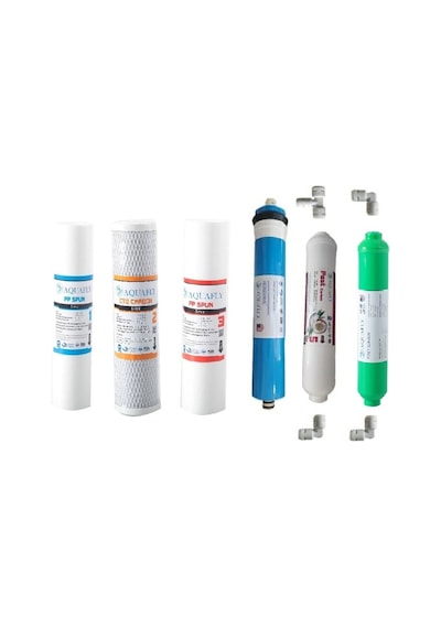 Aquafly Su Arıtma Filtresi 6Lı Takım Arıtıcı Filtresi Alkali 10'