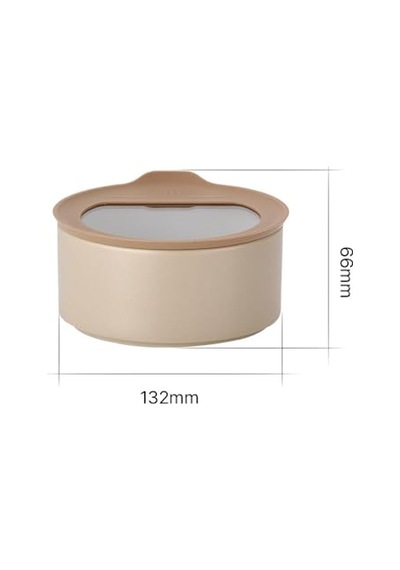 Seramik Saklama Kabı Bej 600 Ml D-neone060-09