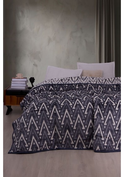 Sesli Home Lüks Peluş Battaniye 222104a Tek Kişilik 160X220