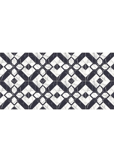 Yer Kaplama Zemin Kaplama Folyosu 65x130 Cm Mermer Geometrik