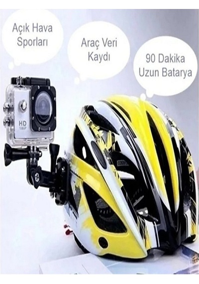 4k Su Geçirmez Wi-fi Aksiyon Kamerasıı Siyah