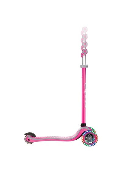Globber Primo Plus Işıklı Scooter - Pembe Pembe