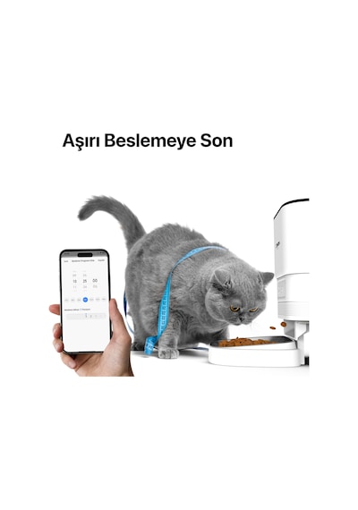 Akıllı Kameralı Kedi Tuvaleti, Mama Kabı Ve Çelik Su Pınarı 4'lü Pet Ürünleri Seti