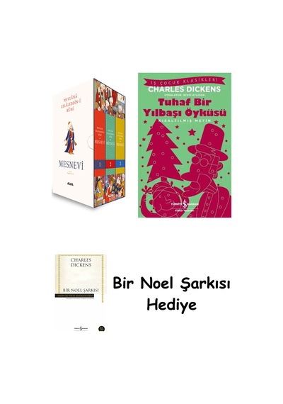 Mesnevi 1-2-3 Kutulu Set + Tuhaf Bir Yılbaşı Öyküsü + Bir Noel Şarkısı