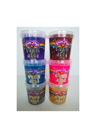 Yumtoys Slaym Gold- Hazır Slime 6 Farklı Renkler 6 Kutu 140x6 Gr Renkli