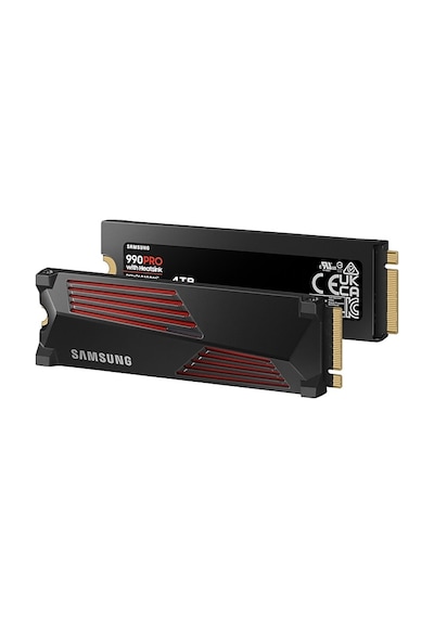 Samsung 990 Pro Heatsink MZ-V9P4T0GW 4 TB PCIe 4.0 NVMe M.2 SSD