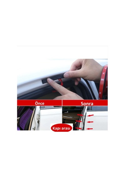 Oto Kapi Kaput Ses Toz Yalitim Fitili 5 Metre B Fitil 500256138