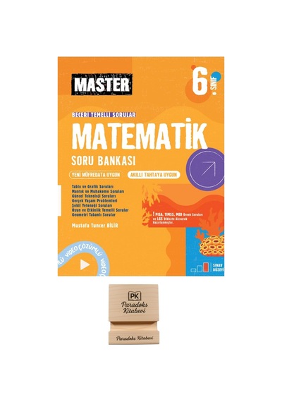 Okyanus Yayınları 6. Sınıf Master Matematik Soru Bankası + Telefon Standı