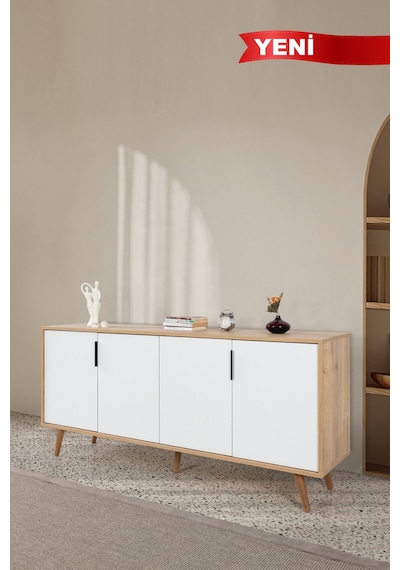 4815 Sırma 180 Cm Ahşap Ayaklı , Metal Kulplu Konsol , Safir - Beyaz , Oturma Odası , Salon Safir - Beyaz 4815 Sırma 180 Cm Ahşap Ayaklı , Metal Kulplu Konsol , Safir - Beyaz , Oturma Odası , Salon Safir - Beyaz