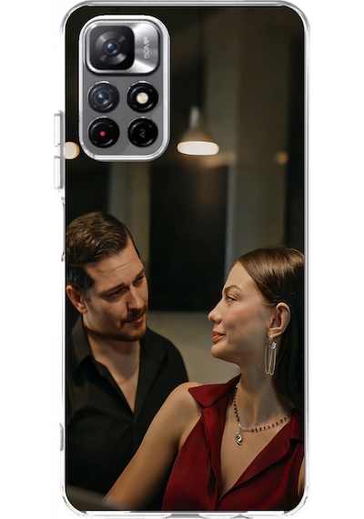 Redmi 10 Uyumlu Eşref Rüya - Eşref Ve Nisan Baskılı Silikon Kılıf Renkli