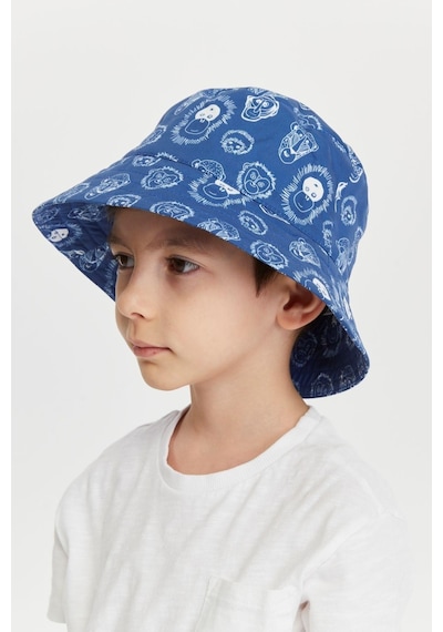 Benitto Kids Erkek Çocuk Desenli Bucket Şapka 7007-lacivert