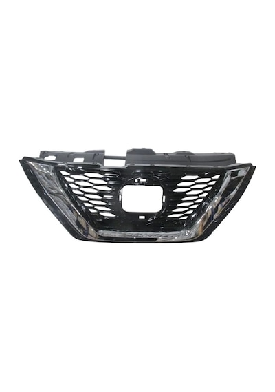 Nissan Qashqai 2017-2021 J11 Ön Panjur Nikelaj Çıtalı Kamera Delikli Tyg Oem No:62310hv32b