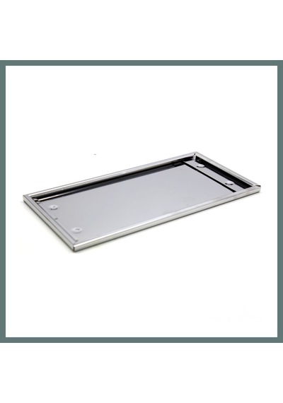 Bezos Dikdörtgen Krom Plakalık Araba Plaka Altlığı 30x16cm Ventra