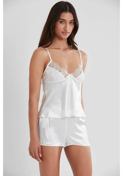 Pierre Cardin 6'lı Kaplı Gecelik Sabahlık Set 6325 Ekru Renk 001