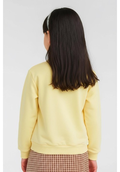 Xo Kids Kız Çocuk Sweatşirt 1-4 Yaş 39622 sarı