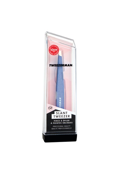 Tweezerman Slant Tweezer Granite Sky - Işıltılı Mavi Cımbız