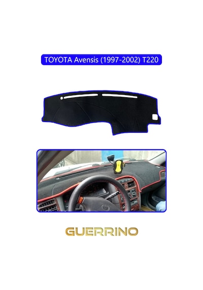 Toyota Avensis 1997-2002 T220torpido Koruma Halısı Mavi Kenar