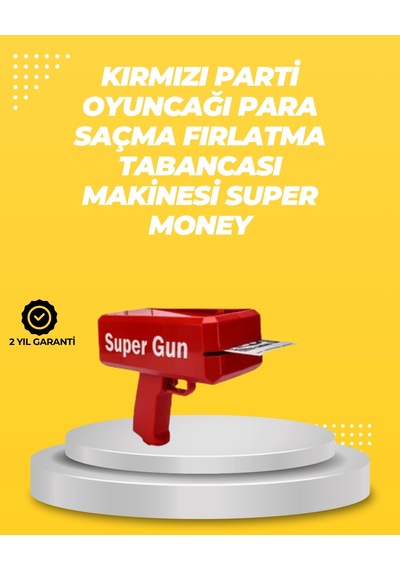 Elektrikli Parti Oyuncağı Para Atan Tabanca "