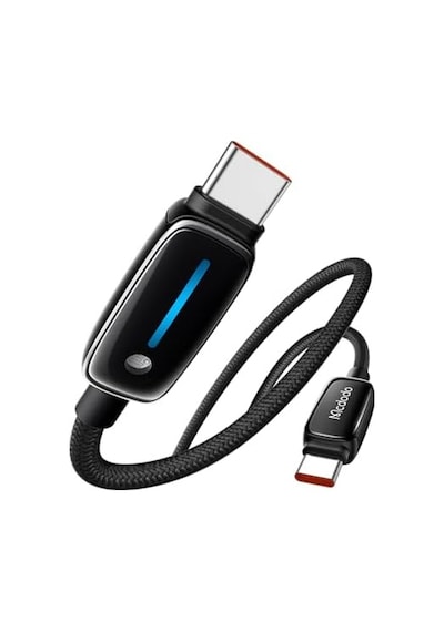 Ca-0100 Typ-c To Typ-c 100 W Hızlı Şarj Kablosu 1.2m Siyah