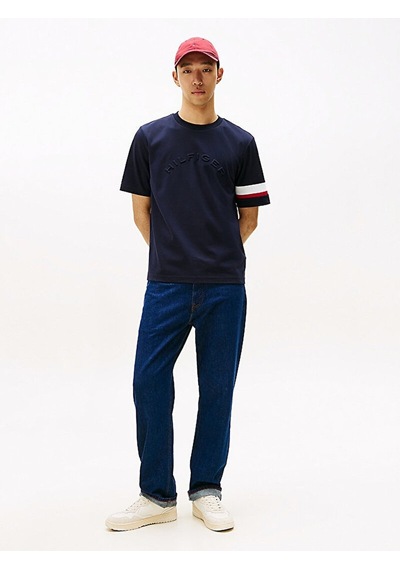 Tommy Hilfiger Erkek Insert T-shirt Lacivert