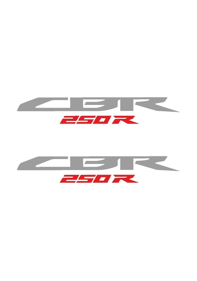 Honda Cbr250r Siyah Motor  Sticker Tasarım Modeli