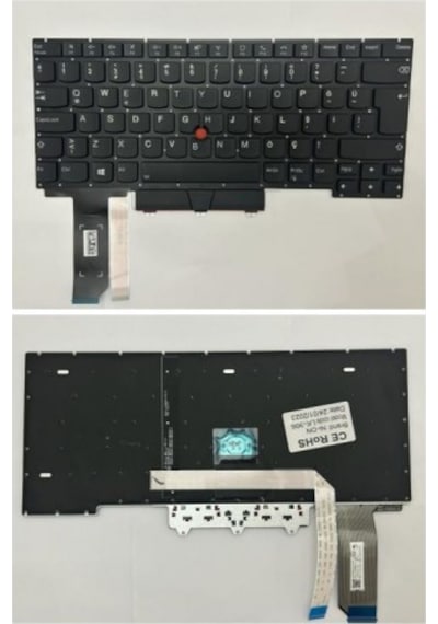 Lenovo Thinkpad E14 Gen 2 Type 20t6 20t7 Notebook Klavye Siyah-aydınlatmalı Tr