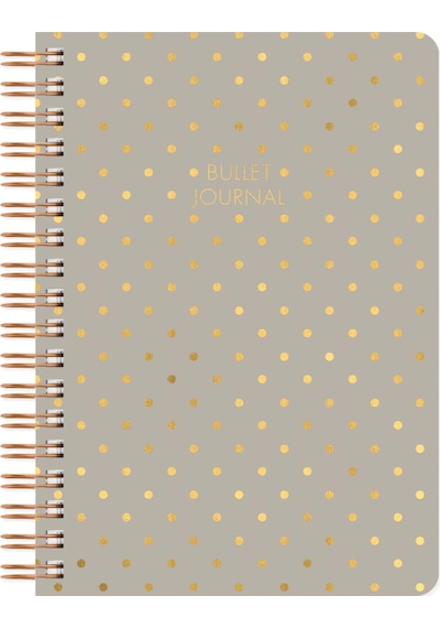 Noktalı Bullet Journal Pro Defter Shine Kum 17x24