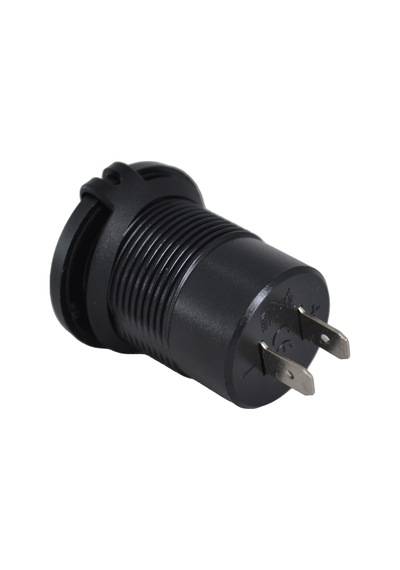12v 24v Dc Usb Qc3.0 Şarj Port Kadran Voltmetreli Anahtarlı Yuvarlak