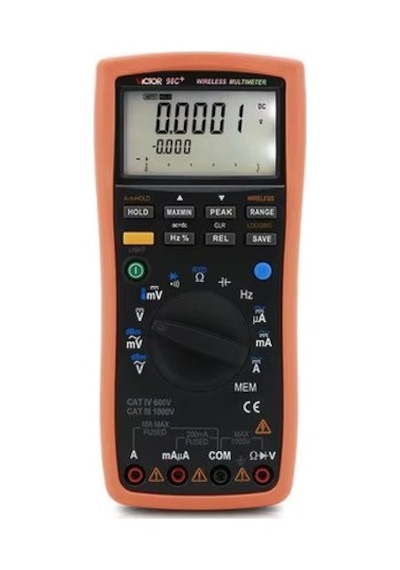 Vıctor 98c+ Akıllı Dijital Multimetre 4-1/2 Hane Usb & 2.4g Kablosuz Veri Aktarım Fonksiyonlu