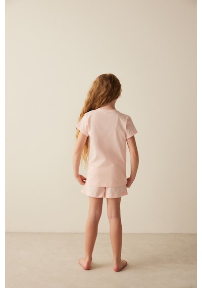 Penti Kız Çocuk Avokado Baskılı Pijama Takımı Pembe