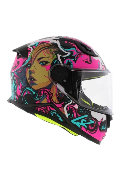 Ls2 Kıd Cyberg Çocuk Fullface Motosiklet Kaskı Mat Mor