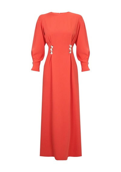 Senna Bregee Dress Mercan Mercan