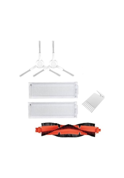 Mi Robot Mop Pro, Viomi Uyumlu V2 V3 Uyumlu Beyaz Yan Fırça Ana Fırça Ve Hepa Filtre Set