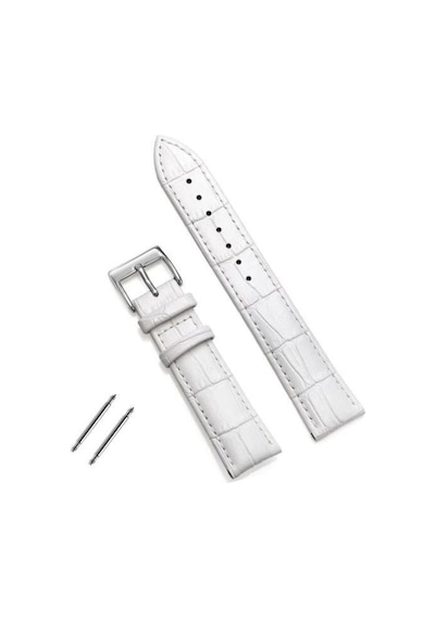 Fossil Saat Uyumlu 12mm Beyaz Desenli Sentetik Deri Saat Kordonu Kayışı Diğer
