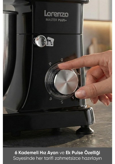 Lorenzo Masterplus  6 L 1500 W Hamur Yoğurma Mutfak Şefi Stand Mixer