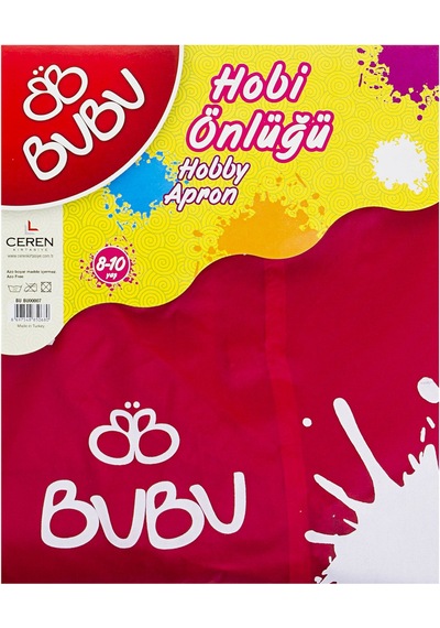 Bu-Bu Boyama Önlüğü 8-10 Yaş Bubu00007