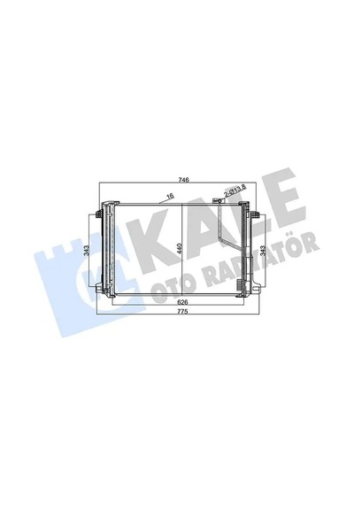 Mercedes C200 W204 Klima Radyatoru 2007-2013 Kale 343030