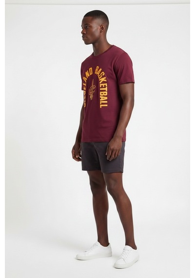 Usa Future Gen Cleveland C Bordo Dar Kalıp Erkek T-shirt 141757