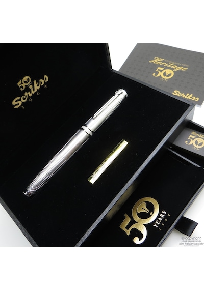 Scrikss Heritage Roller Kalem Platin 50.yil İsme Özel