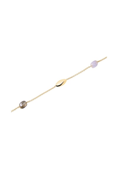 Gülaylar - Altın 14 Ayar Taşsız Klasik Bileklik N11.15097 Sarı Altın