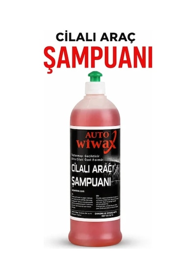 Auto Wiwax Cilalı Oto Şampuanı 1 Litre Boya Koruma Ve Parlaklık