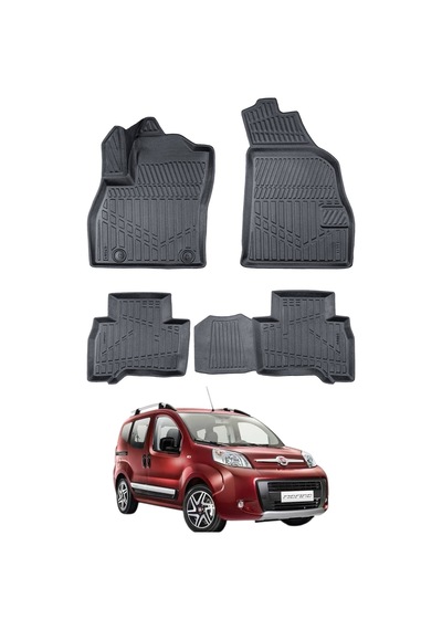 Fiat Fiorino 2007-2022 Uyumlu Araca Özel Lüx 4d Paspas