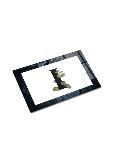 Decorita Cam Kesme Tahtası - Cam Kesme Tablası Harfli Tasarım I 20 CM  x 30 CM