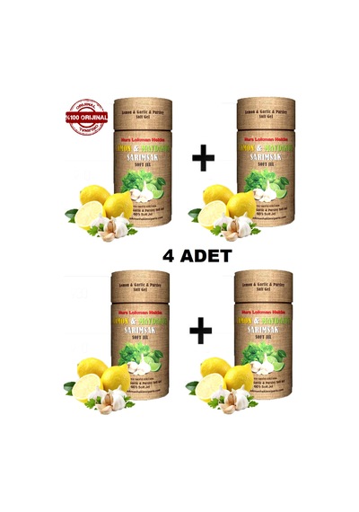 Nurs Limon & Maydanoz & Sarımsak Kürü Soft Jel 4 X 60 Kapsül