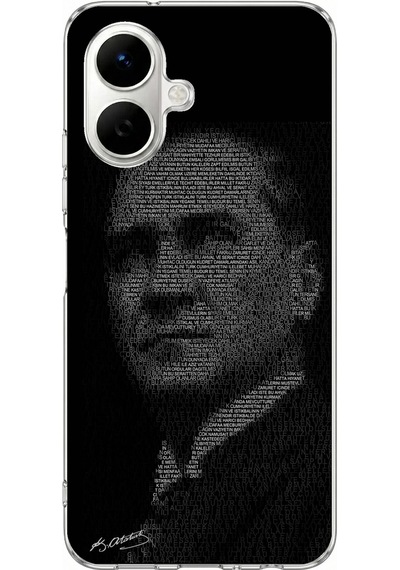 Tecno Spark Go 2 Uyumlu Gençliğe Hitabe Yazılı Atatürk Silüeti Baskılı Silikon Kılıf Renkli
