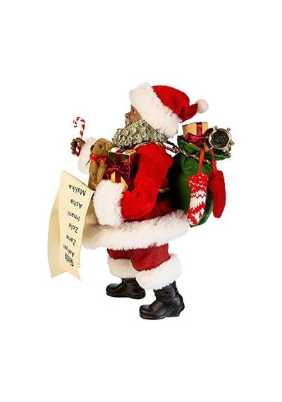 Kurt Adler 26,5 Cm Fabriche' Siyah Noel Baba Ve Şeker Kamışı