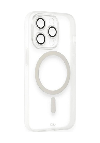 Apple İphone 14 Pro Kılıf Grand Magneticsafe Kapak - Şeffaf