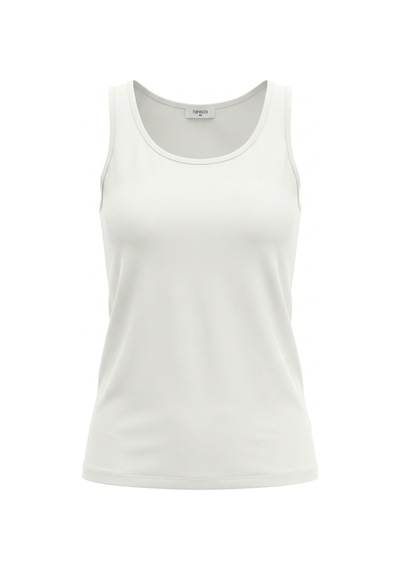 Hanezza Sıfır Kol T-shirt Beyaz - 906387882 Beyaz