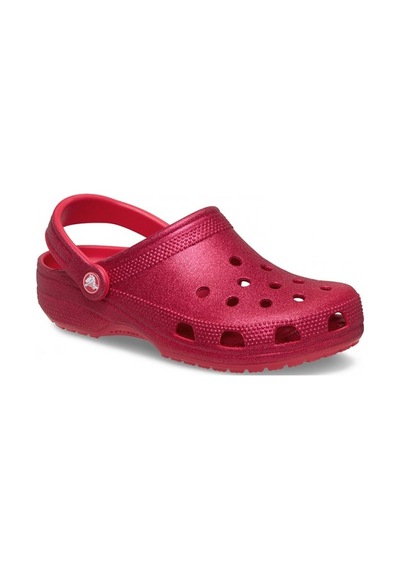 Crocs Classic Glitter Clog Terlik Sandalet 205942 7ca Kırmızı
