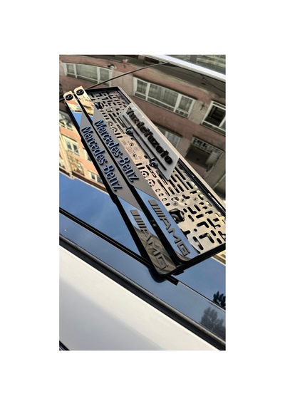Mat Model Lazerli Pleksi Plakalık 2 Adet ///amg Uyumlu Koku Hediyeli - 787212559